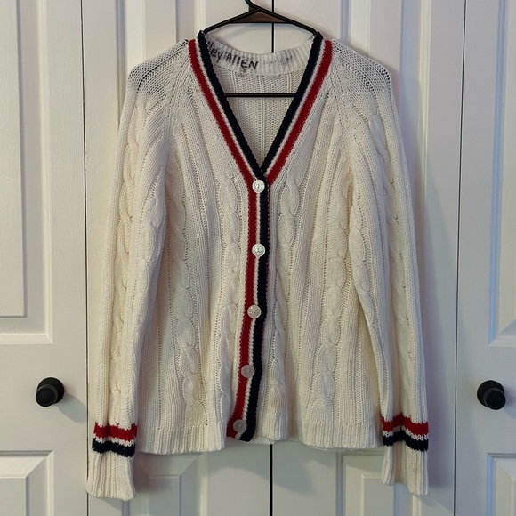Vintage Preppy Knit Cardigan Size M - Picture 1 of 3